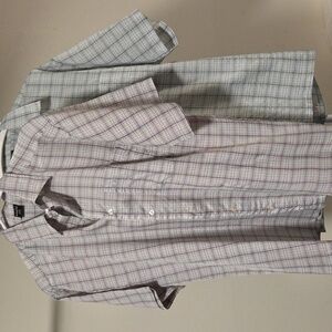 Lot Of 2 Urban Rags Men's Plaid Button Down Shirt - Gray and Purple